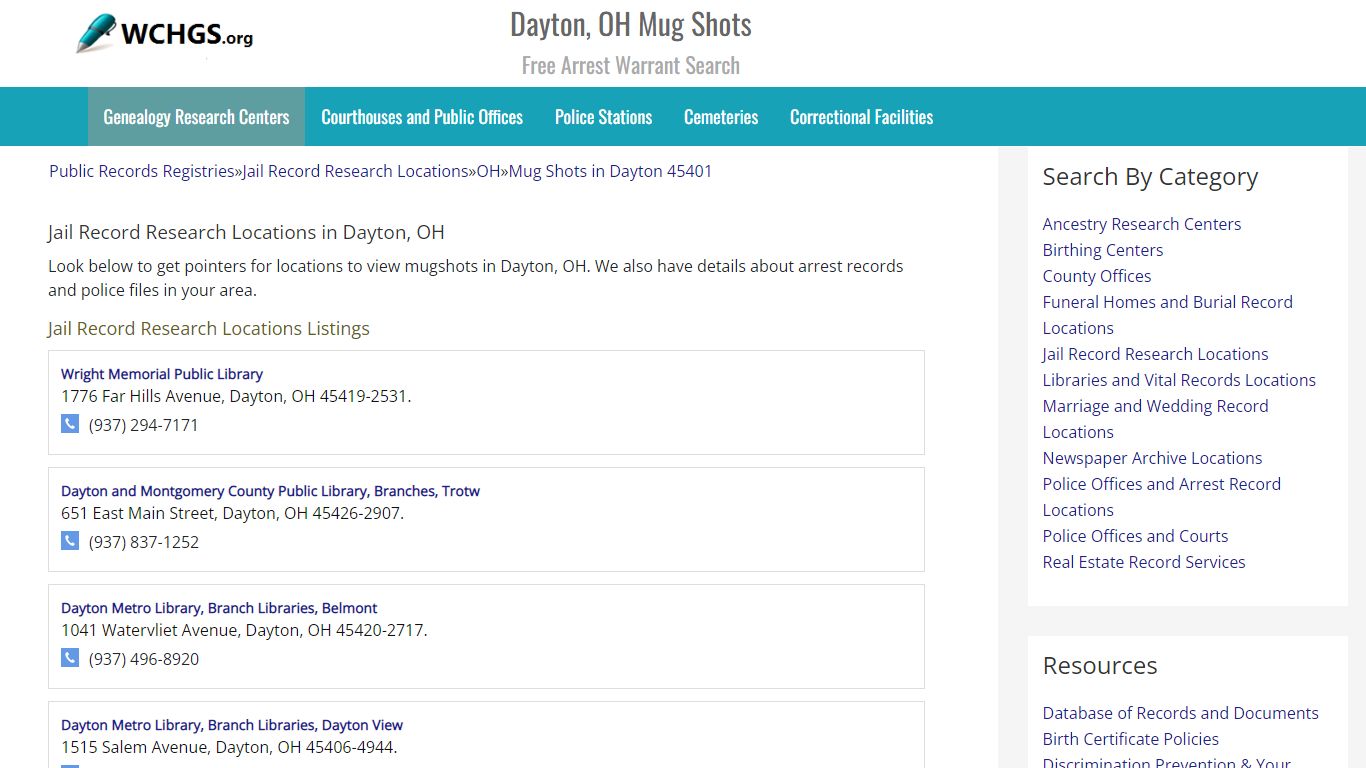 Dayton, OH Mug Shots - Free Arrest Warrant Search